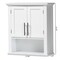 Baxton Studio Turner Modern and Contemporary White Finished Wood 2-Door Bathroom Wall Storage Cabinet 189-11337-ZORO - alternate 3